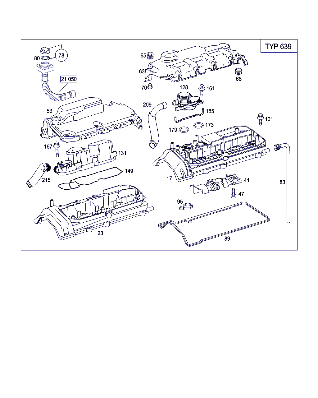 Mercedes-Benz A 646 016 12 21 - Blīve, Motora bloka galvas vāks onlydrive.pro