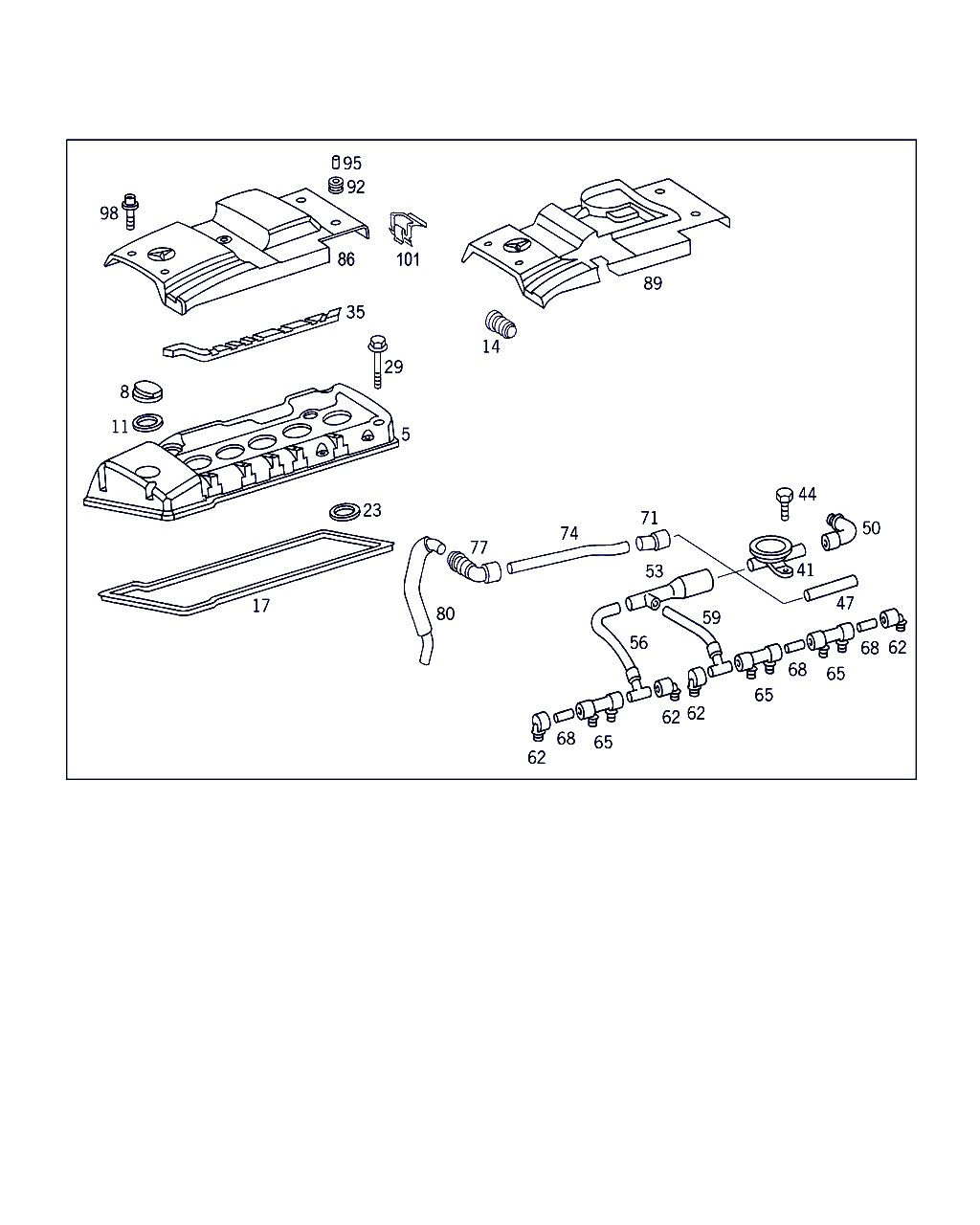 Mercedes-Benz A 111 018 03 02 - Sealing Cap, oil filling port onlydrive.pro