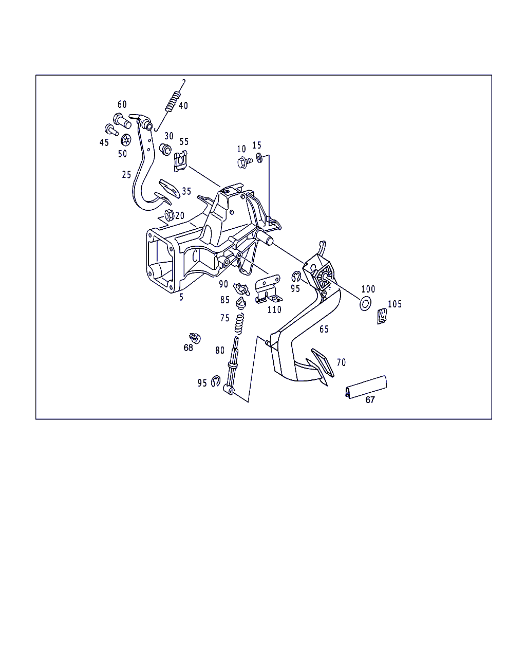 Mercedes-Benz A 901 290 24 16 - Clutch Pedal onlydrive.pro