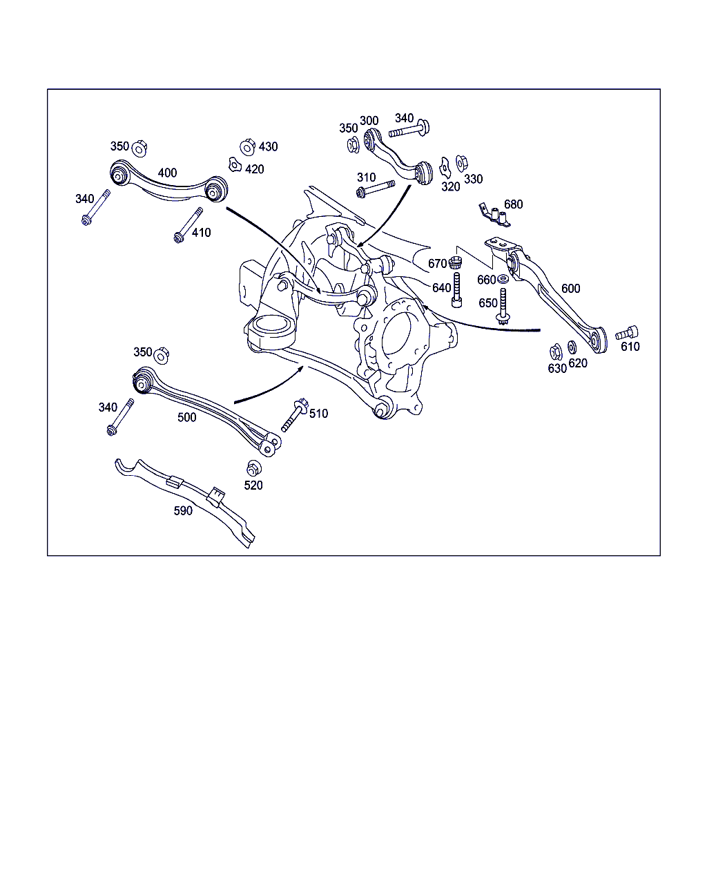 Mercedes-Benz A 230 350 20 06 - Neatkarīgās balstiekārtas svira, Riteņa piekare onlydrive.pro