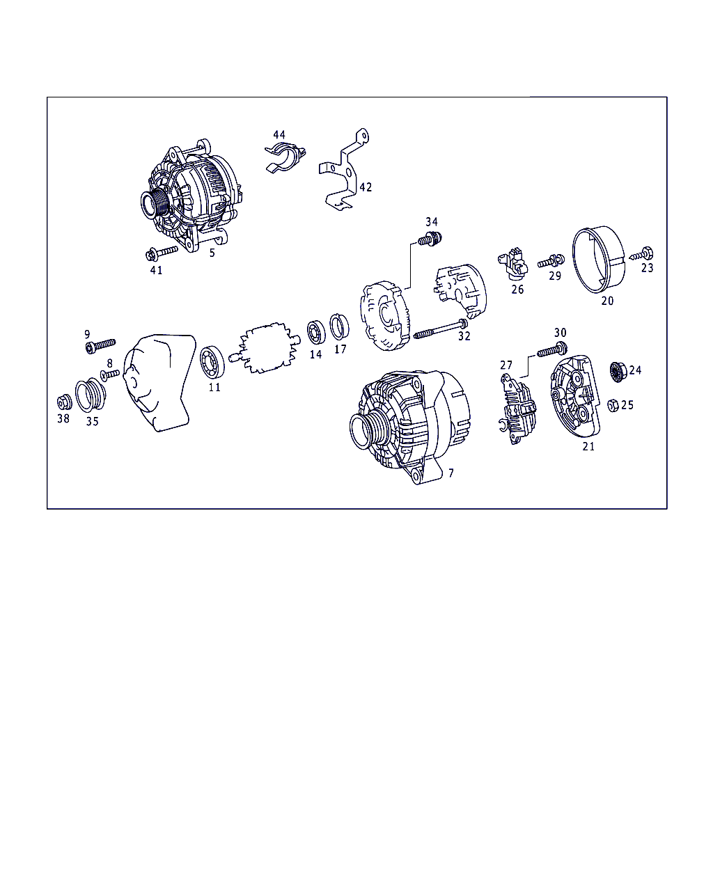 Mercedes-Benz A 011 154 91 02 - Ģenerators onlydrive.pro