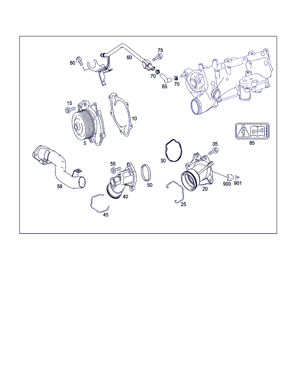 Mercedes-Benz A 642 200 02 15 - Termostaatti, jäähdytysneste onlydrive.pro