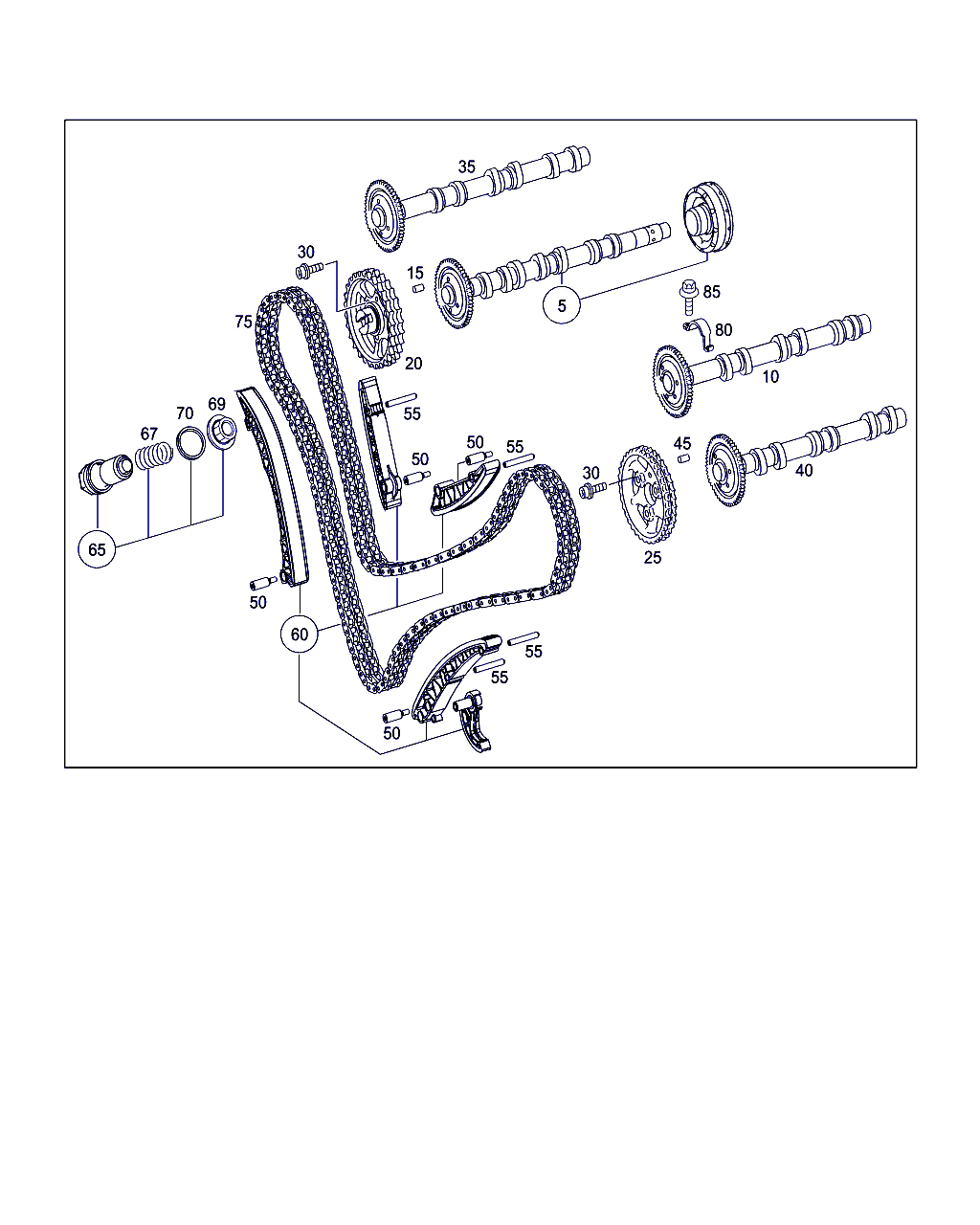 Mercedes-Benz A 642 050 02 11 - Tensioner, timing chain onlydrive.pro