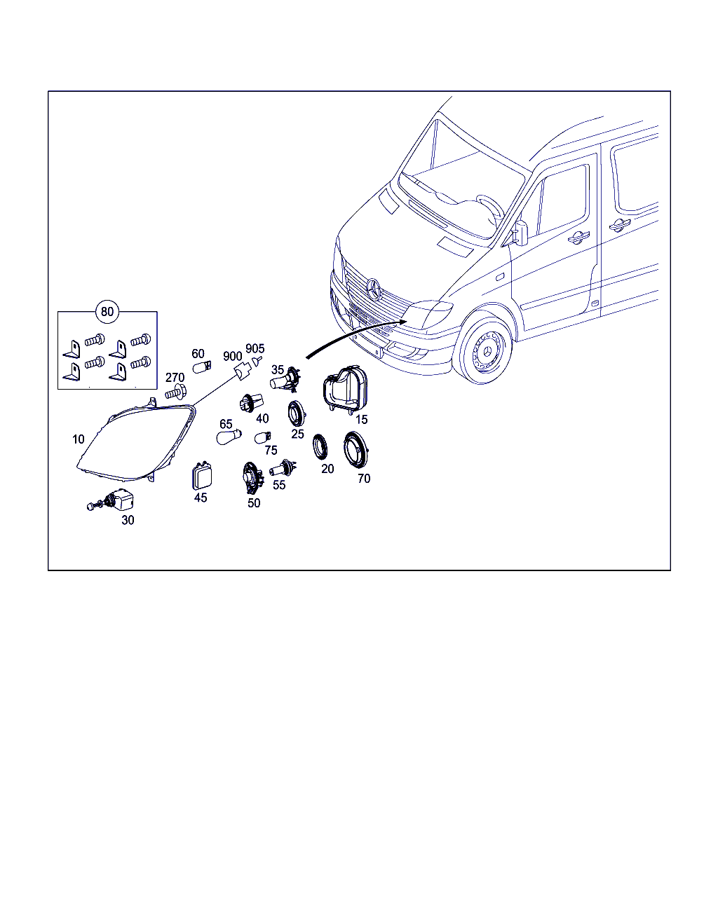 Mercedes-Benz A 000 829 20 01 - Control, actuator, headlight range adjustment onlydrive.pro