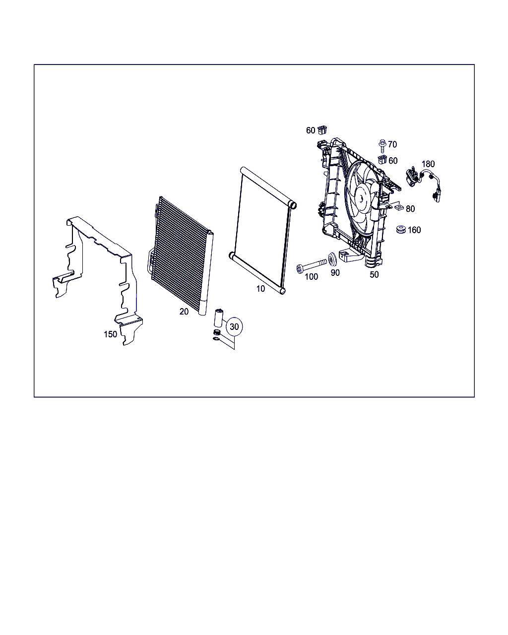 Mercedes-Benz A 451 501 00 01 - Radiator, engine cooling onlydrive.pro