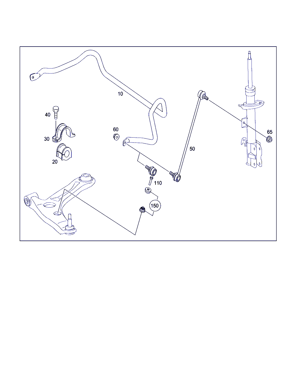 Mercedes-Benz A 454 320 00 10 - Rod / Strut, stabiliser onlydrive.pro