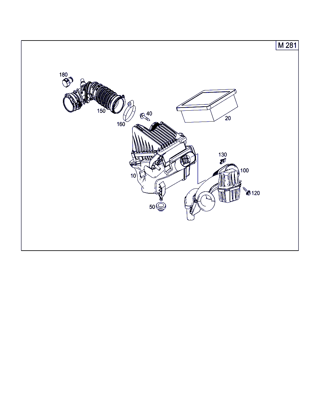 Mercedes-Benz A 281 094 00 00 - Õhufilter onlydrive.pro