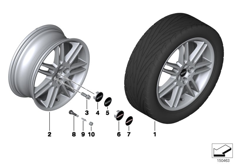 BMW 36 13 6 781 151 - Болт крепления колеса onlydrive.pro