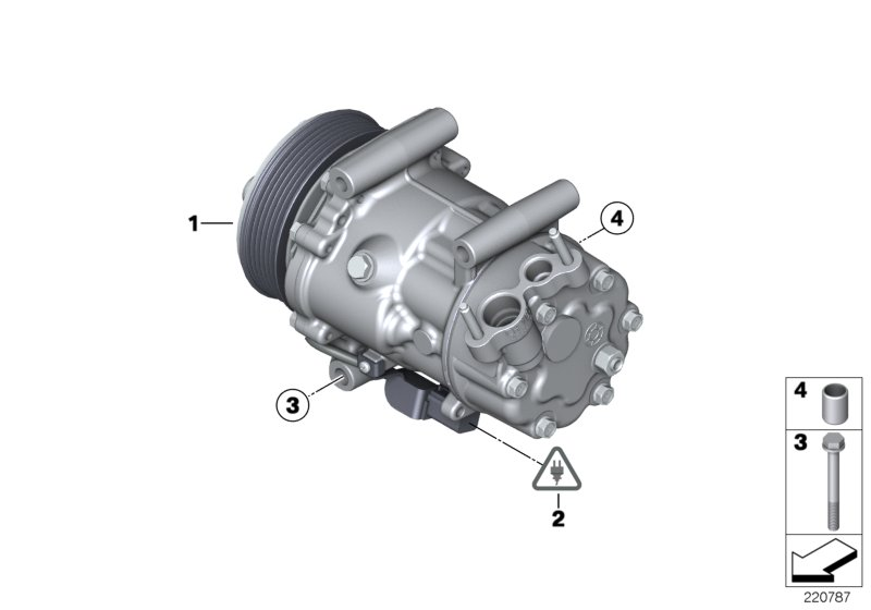 Mini 64 52 9 223 392 - Kompressori, ilmastointilaite onlydrive.pro