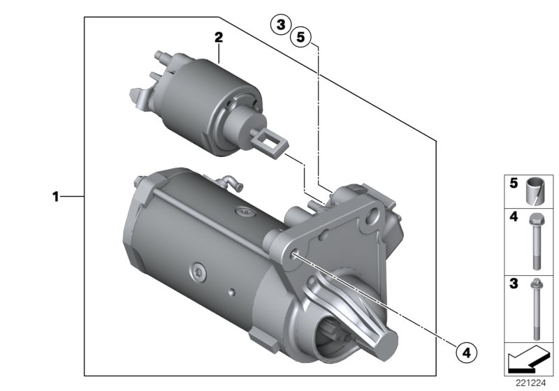 BMW 12 41 7 582 309 - Starter onlydrive.pro