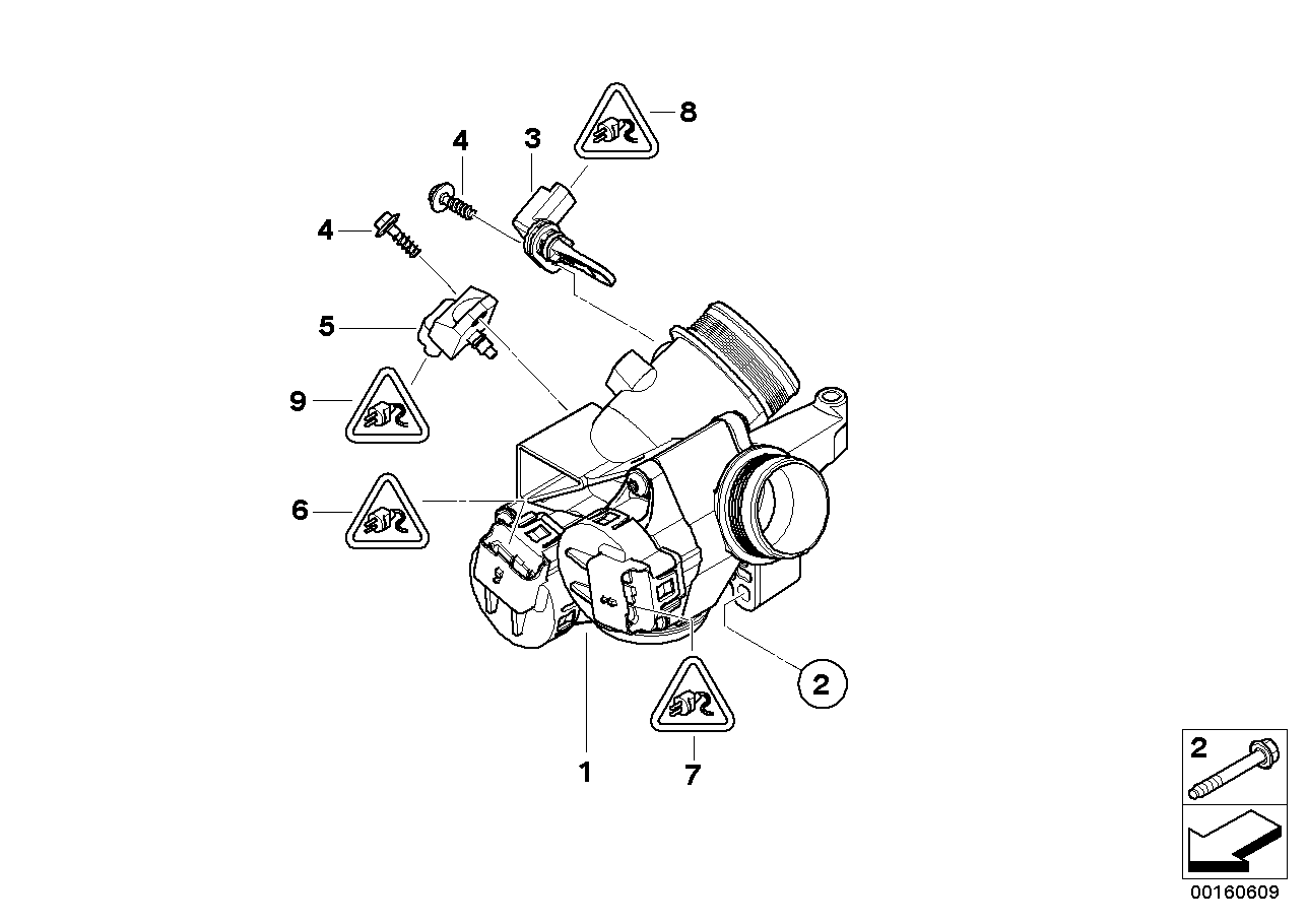 BMW 13 62 7 794 981 - Sensor, boost pressure onlydrive.pro