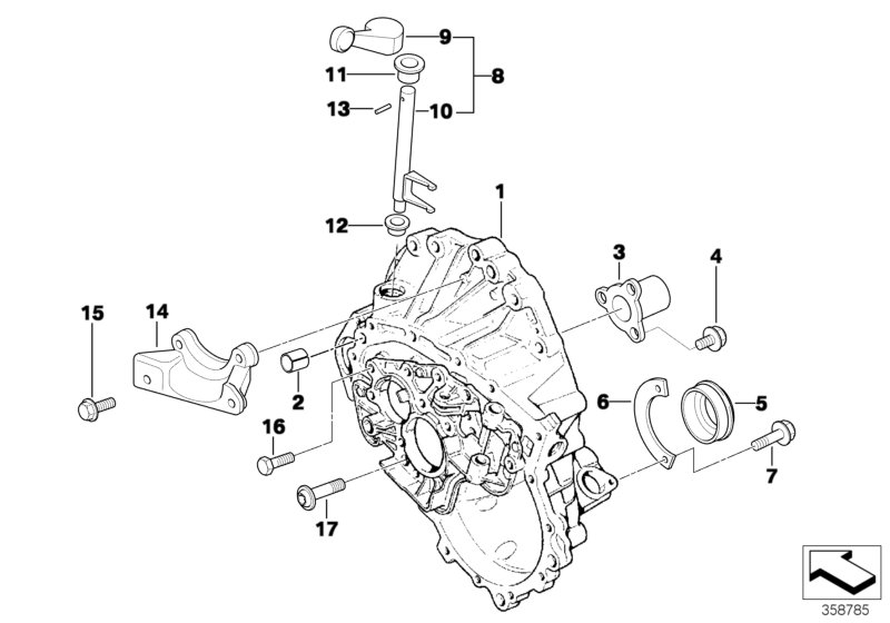 Mini 23 11 1 044 105 - Guide Tube, clutch onlydrive.pro