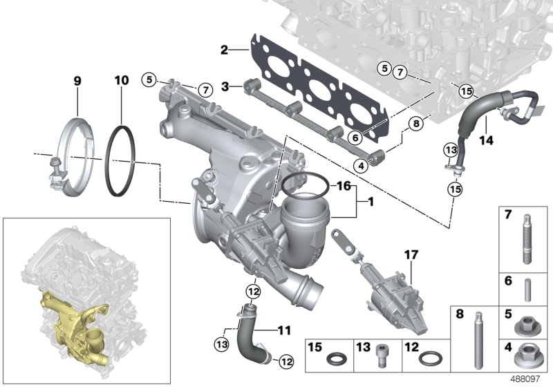 BMW 11 65 7 618 035 - Прокладка, выпускной коллектор onlydrive.pro