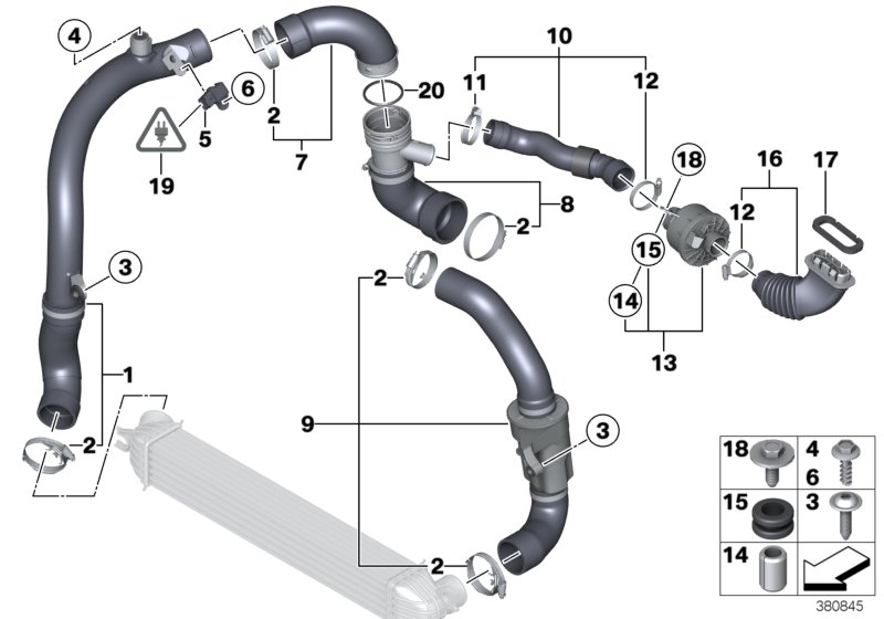 Mini 13627599906 - Sensor, boost pressure onlydrive.pro