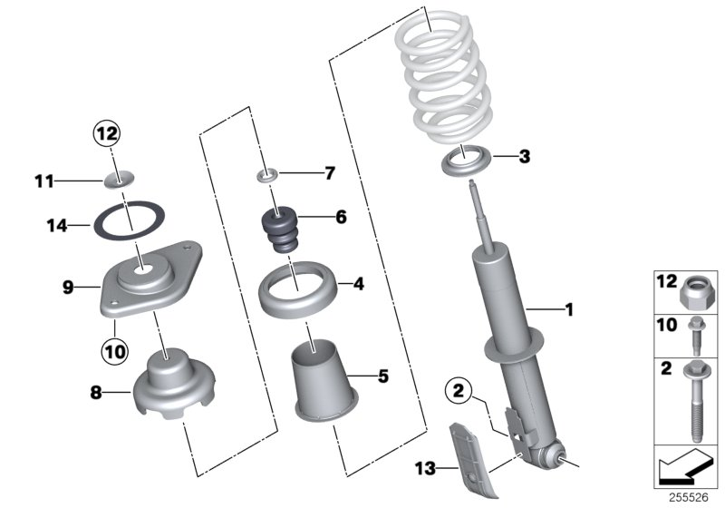 Mini 33509807871 - Top Strut Mounting onlydrive.pro