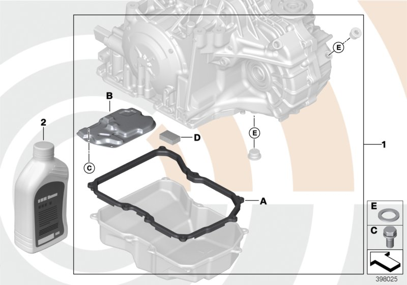 BMW 83 22 7 542 290 - Fluid change kit, autom. transmission: X pcs. onlydrive.pro