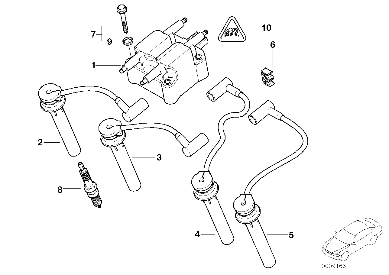 Mini 1213 7510 738 - Катушка зажигания onlydrive.pro