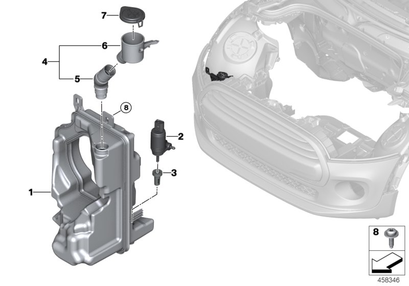 BMW 61 66 7 375 587 - Sealing Cap, washer fluid tank onlydrive.pro