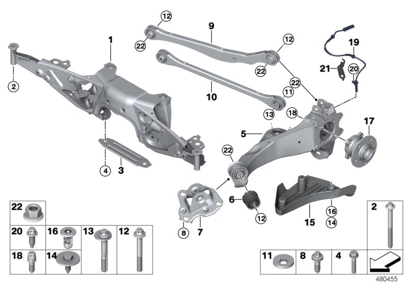 Mini 33 32 6 870 773 - Подвеска, корпус колесного подшипника onlydrive.pro