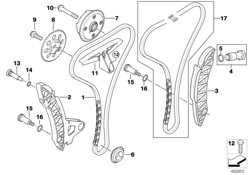 BMW 11 36 7 536 087 - Timing Chain Kit onlydrive.pro