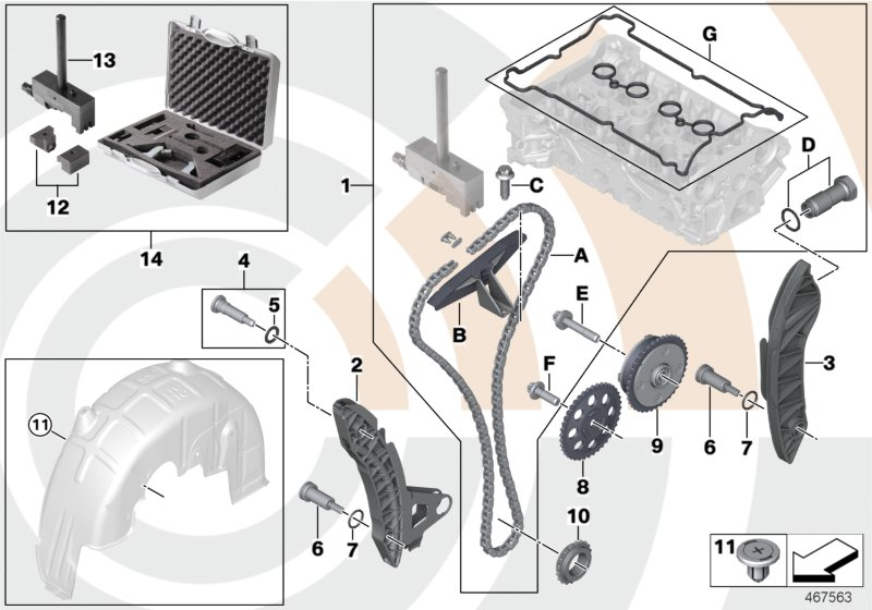 Mini 11 31 2 361 882 - Timing Chain Kit onlydrive.pro