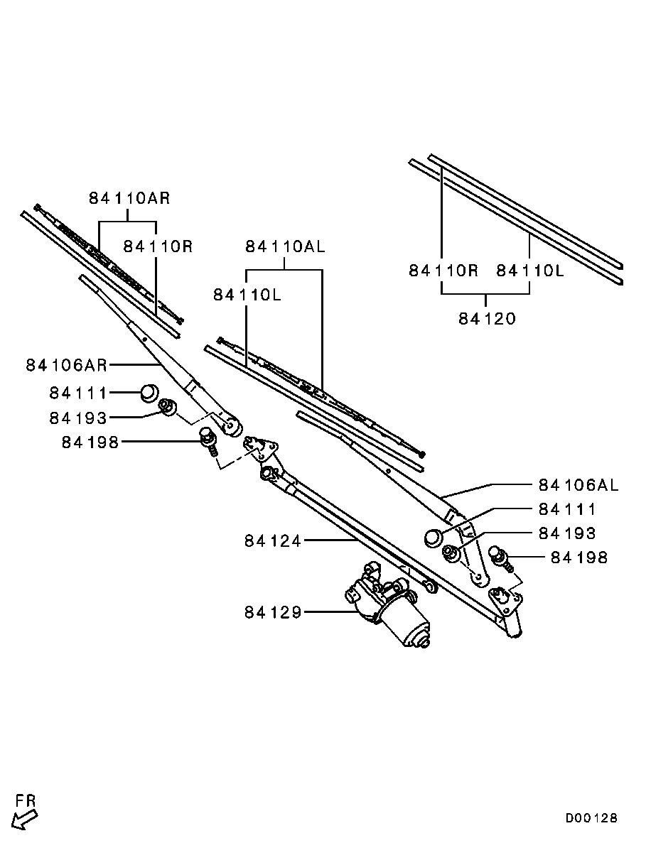 Mitsubishi 8250A203 - Valytuvo gumelė onlydrive.pro