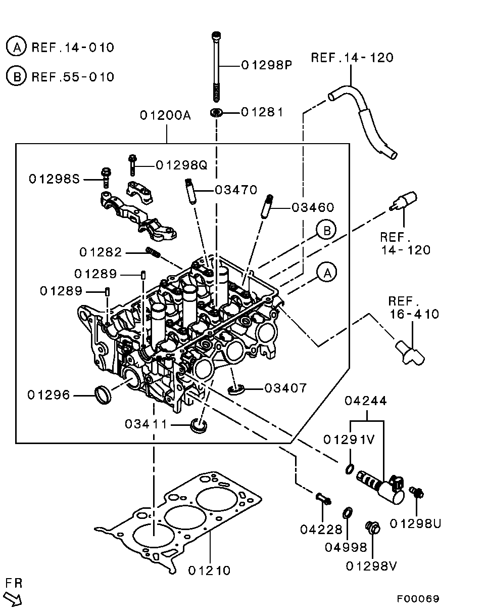 Mitsubishi MN195371 - Gasket, cylinder head onlydrive.pro