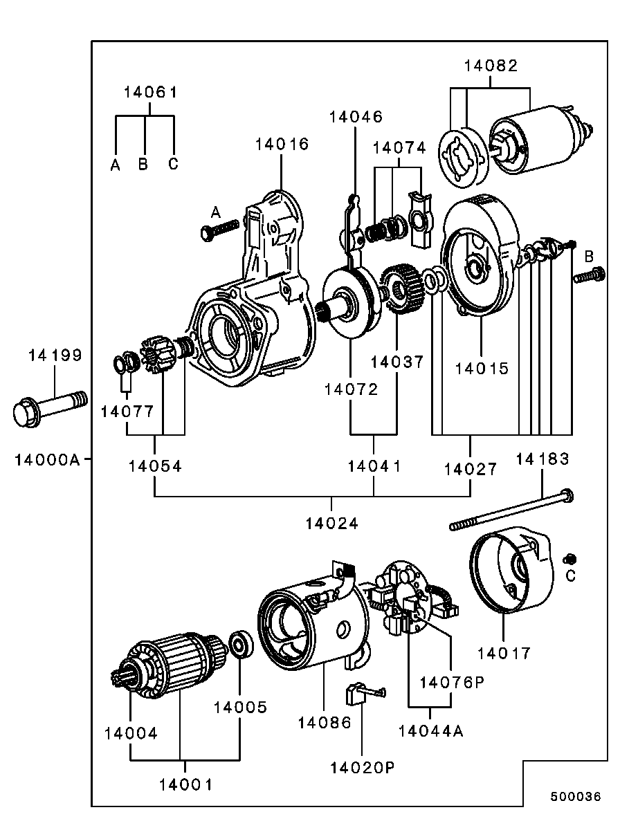 Mitsubishi MD618458 - Bracket onlydrive.pro