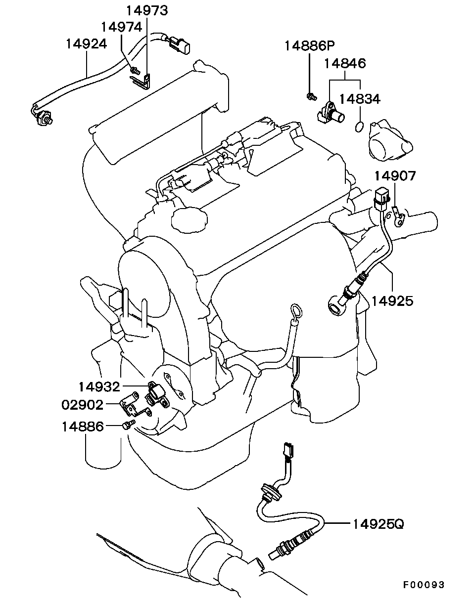 Mitsubishi MR514072 - Lambda jutiklis onlydrive.pro