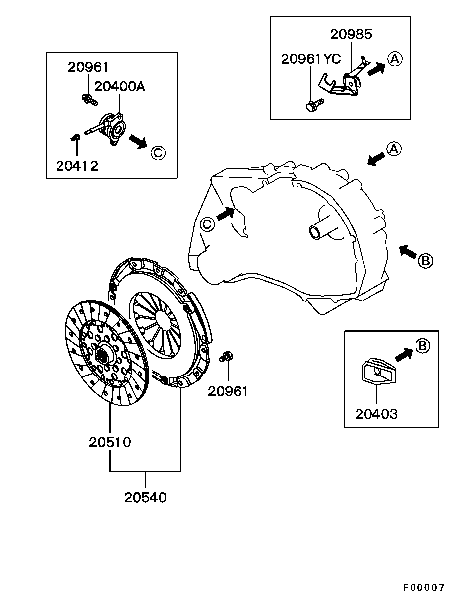 Mitsubishi MW8667661 - Центральный выключатель, система сцепления onlydrive.pro