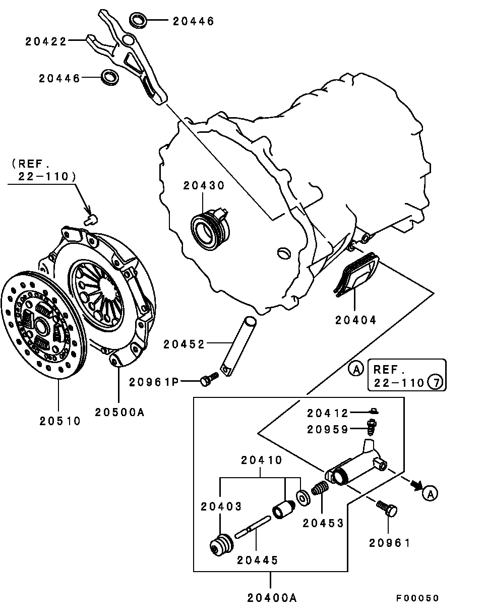 Mitsubishi MR110348 - Release Fork, clutch onlydrive.pro