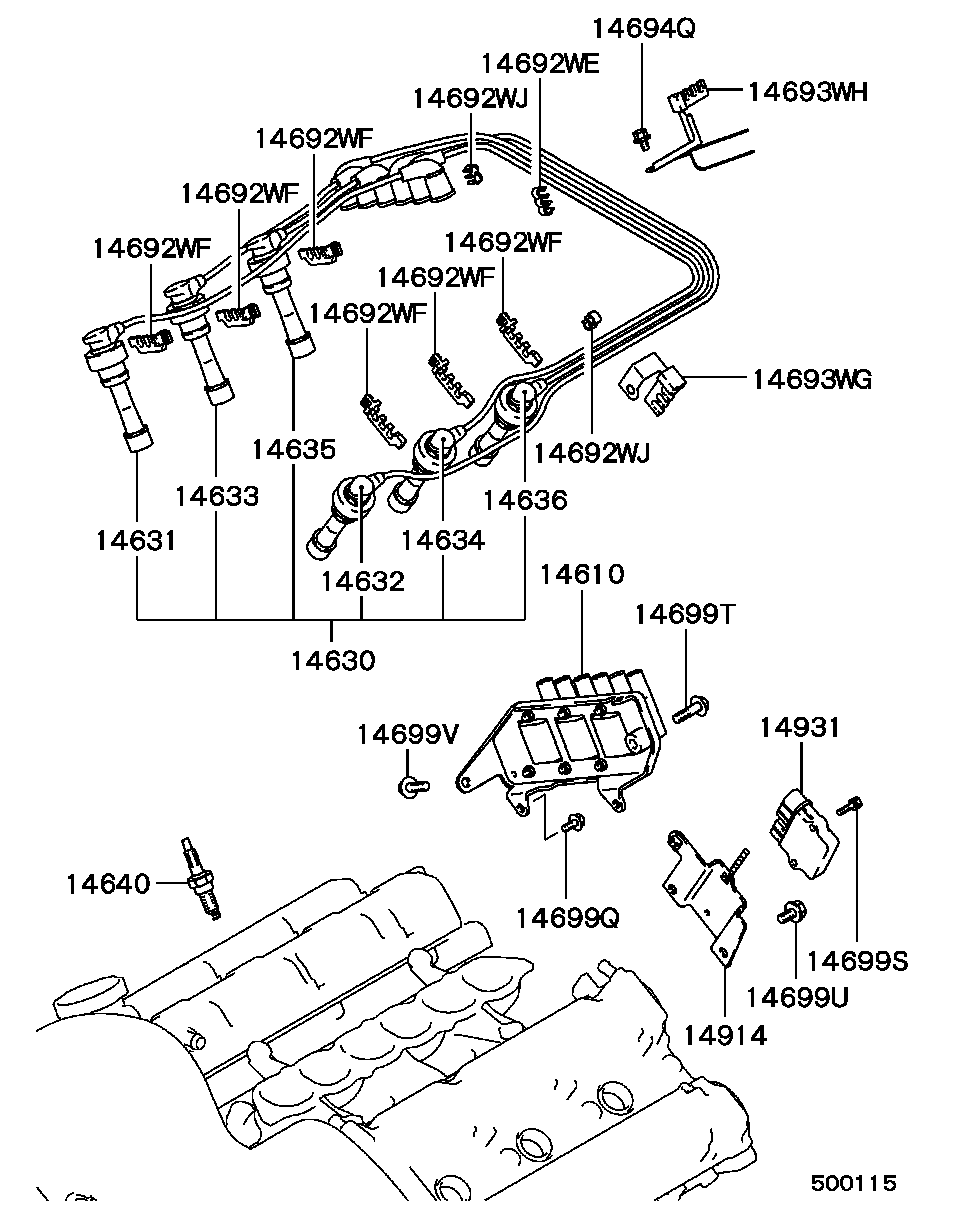 Mitsubishi MS 851 336 - Свеча зажигания onlydrive.pro