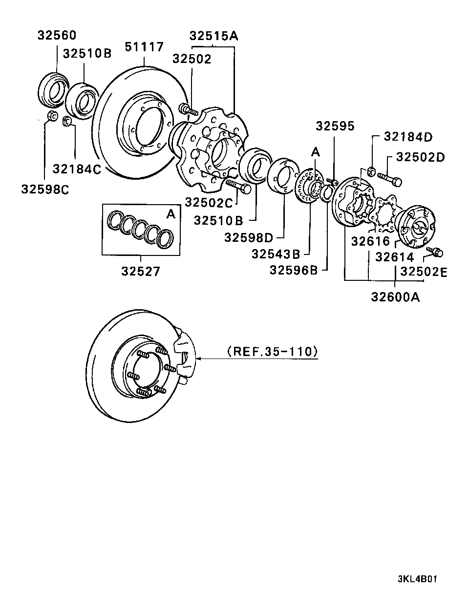 Mitsubishi MB297514 - Shaft Seal, wheel bearing onlydrive.pro