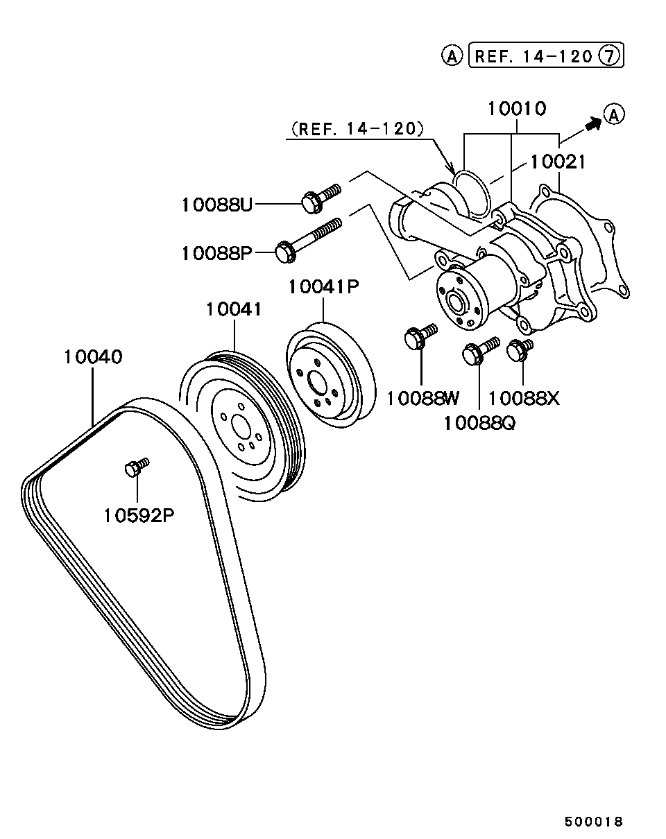 Subaru MD186126 - Moniurahihna onlydrive.pro