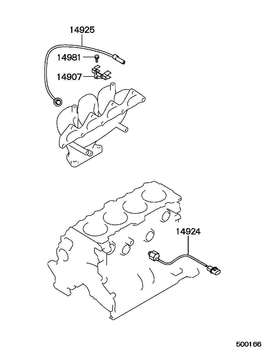 Mitsubishi MD136308 - Oxygen, Lambda Sensor onlydrive.pro