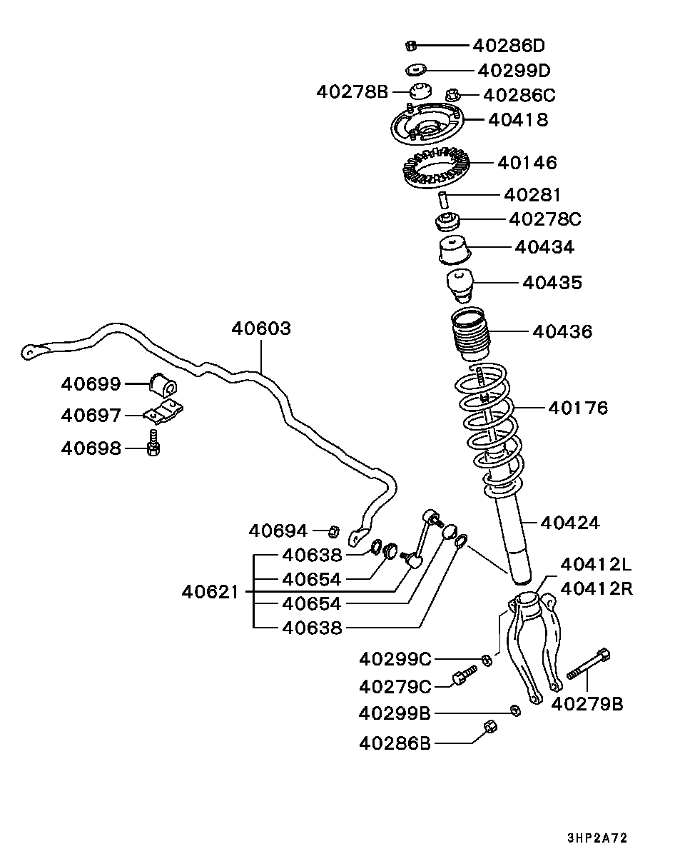 KIA MB910802 - Top Strut Mounting onlydrive.pro