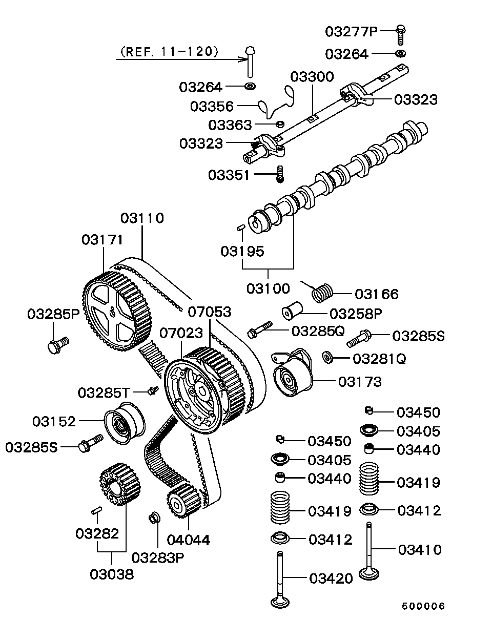 Mitsubishi MD00 0508 - Tarpiklis, vožtuvo šerdis onlydrive.pro