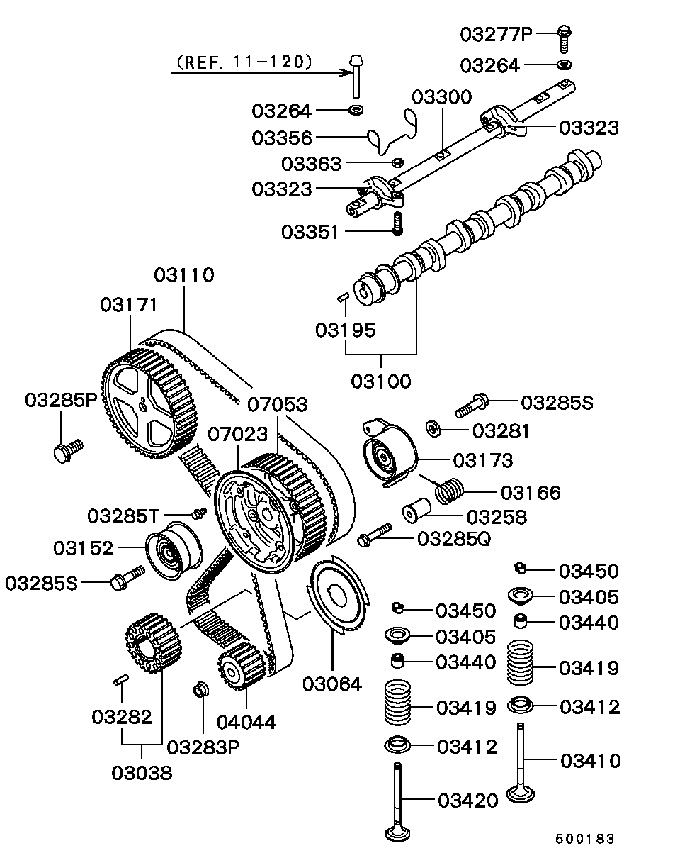 Mitsubishi MD192319 - Timing Belt onlydrive.pro