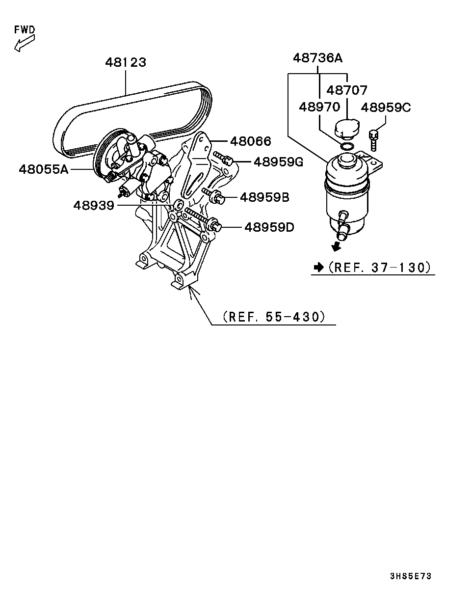 Mitsubishi MD337406 - Ķīļrievu siksna onlydrive.pro