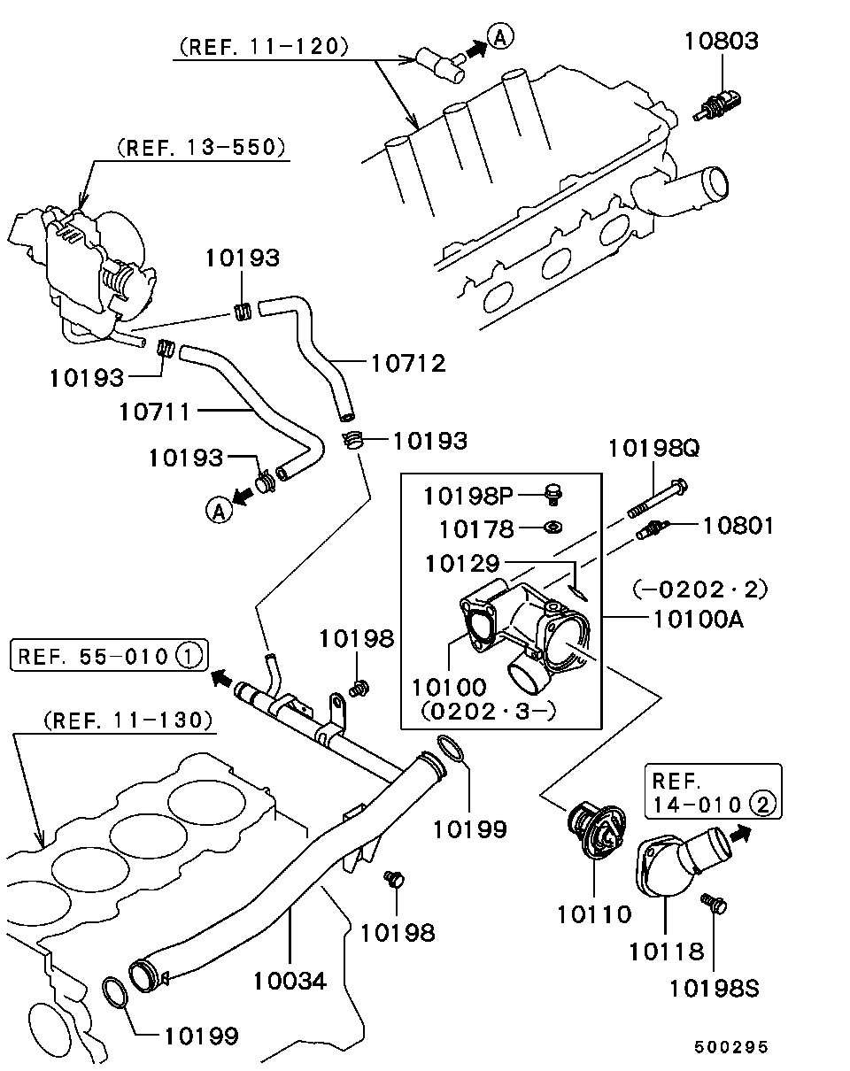 Mitsubishi MD338234 - Termostaat,Jahutusvedelik onlydrive.pro