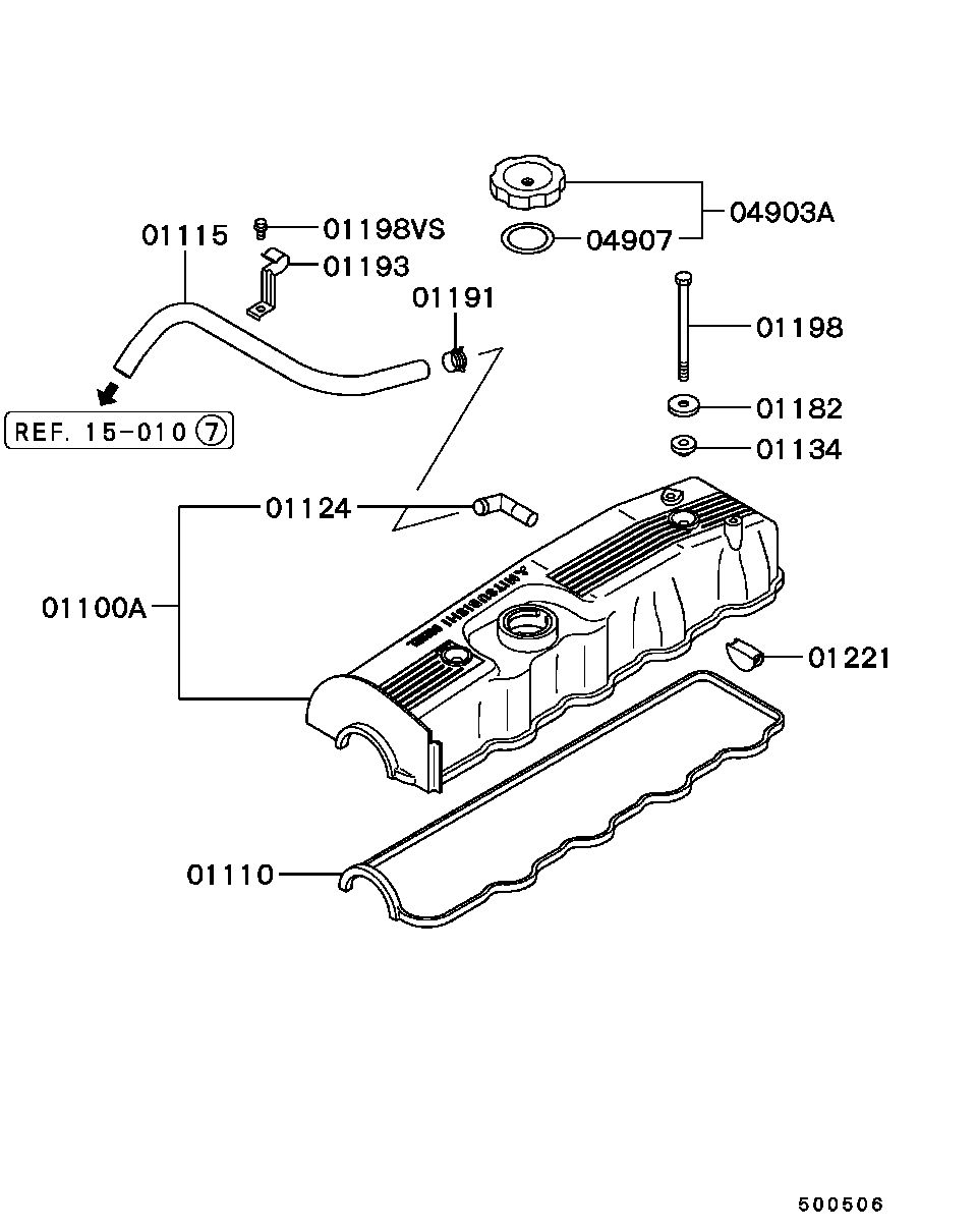 Chrysler MD050312 - Tihend, klapikaan onlydrive.pro