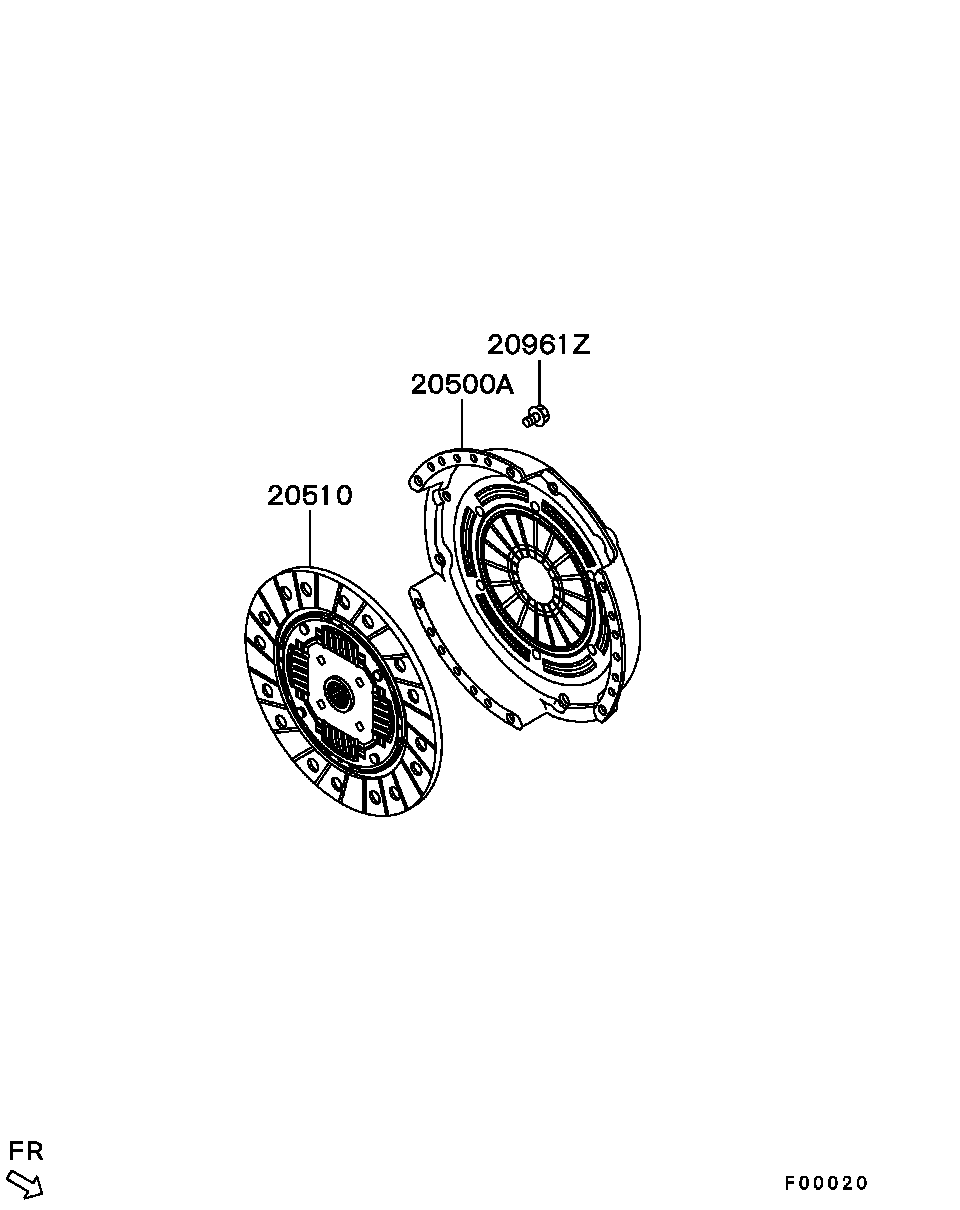 Mitsubishi MN900942 - Clutch Pressure Plate onlydrive.pro