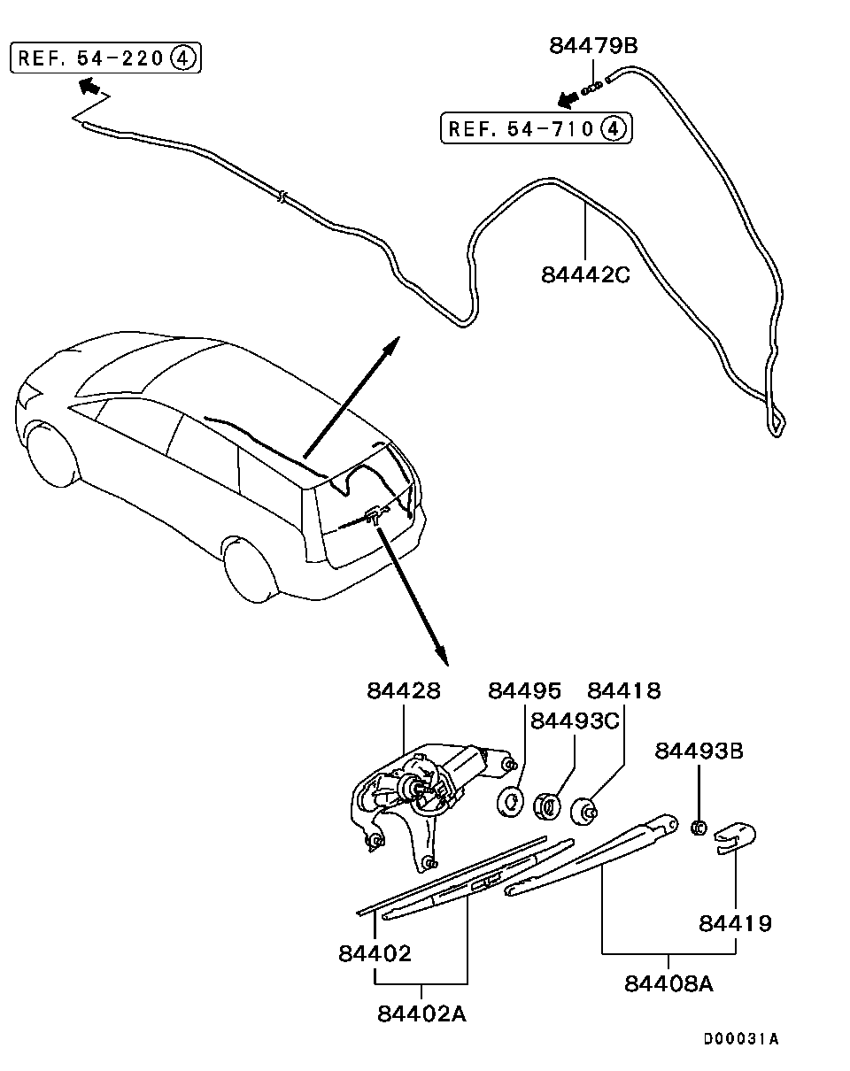 Mitsubishi MR971350 - Klaasipuhastaja kumm onlydrive.pro