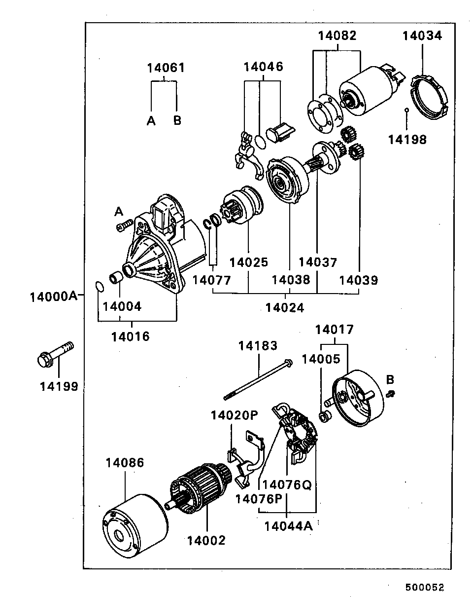 Mitsubishi MD611217 - Кронштейн, угольная щетка onlydrive.pro