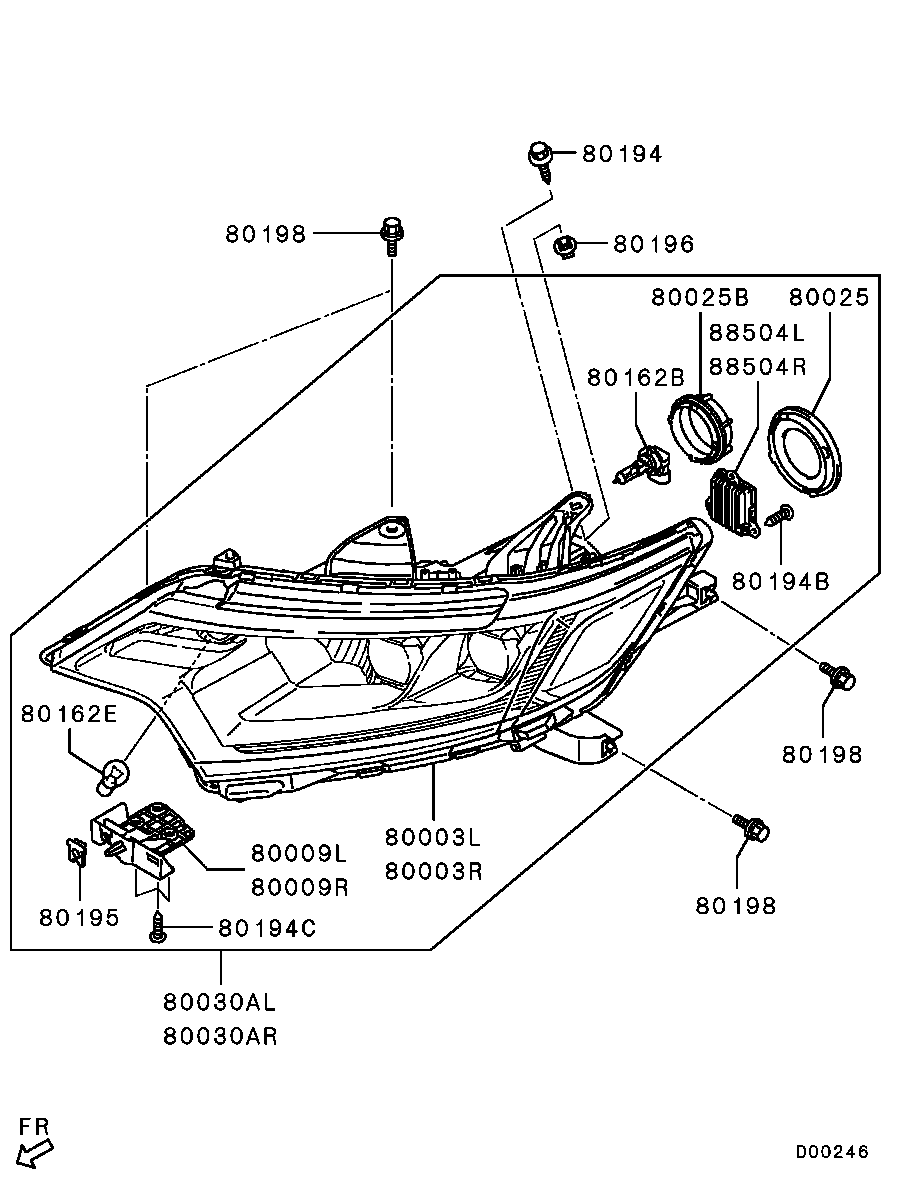 Mitsubishi MS820029 - Лампа накаливания onlydrive.pro