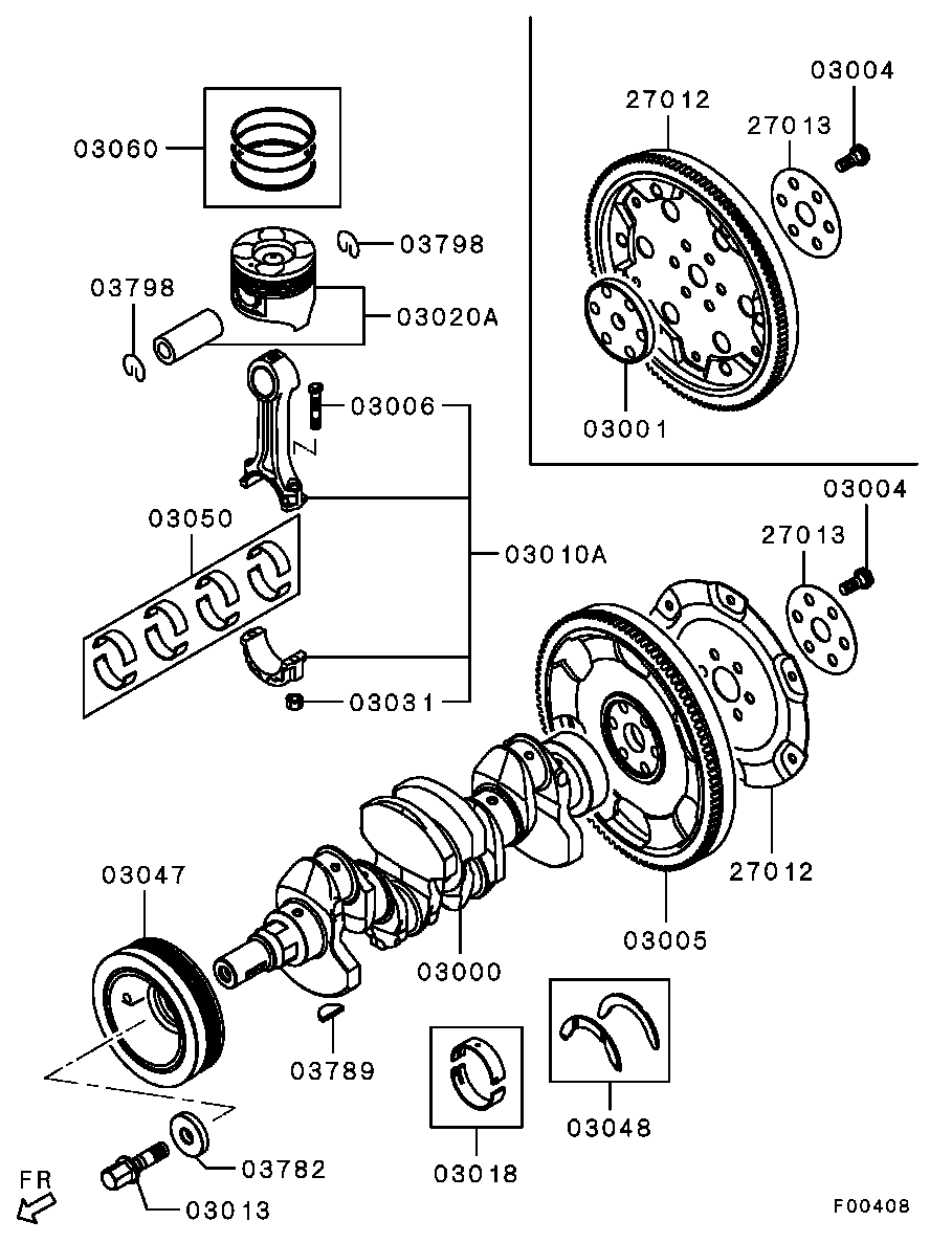 Mitsubishi 1110C592 - Virzulis onlydrive.pro