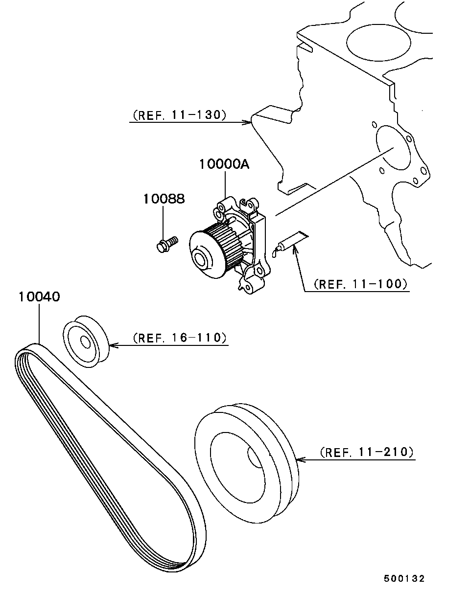 Volvo MD346790 - Water Pump onlydrive.pro