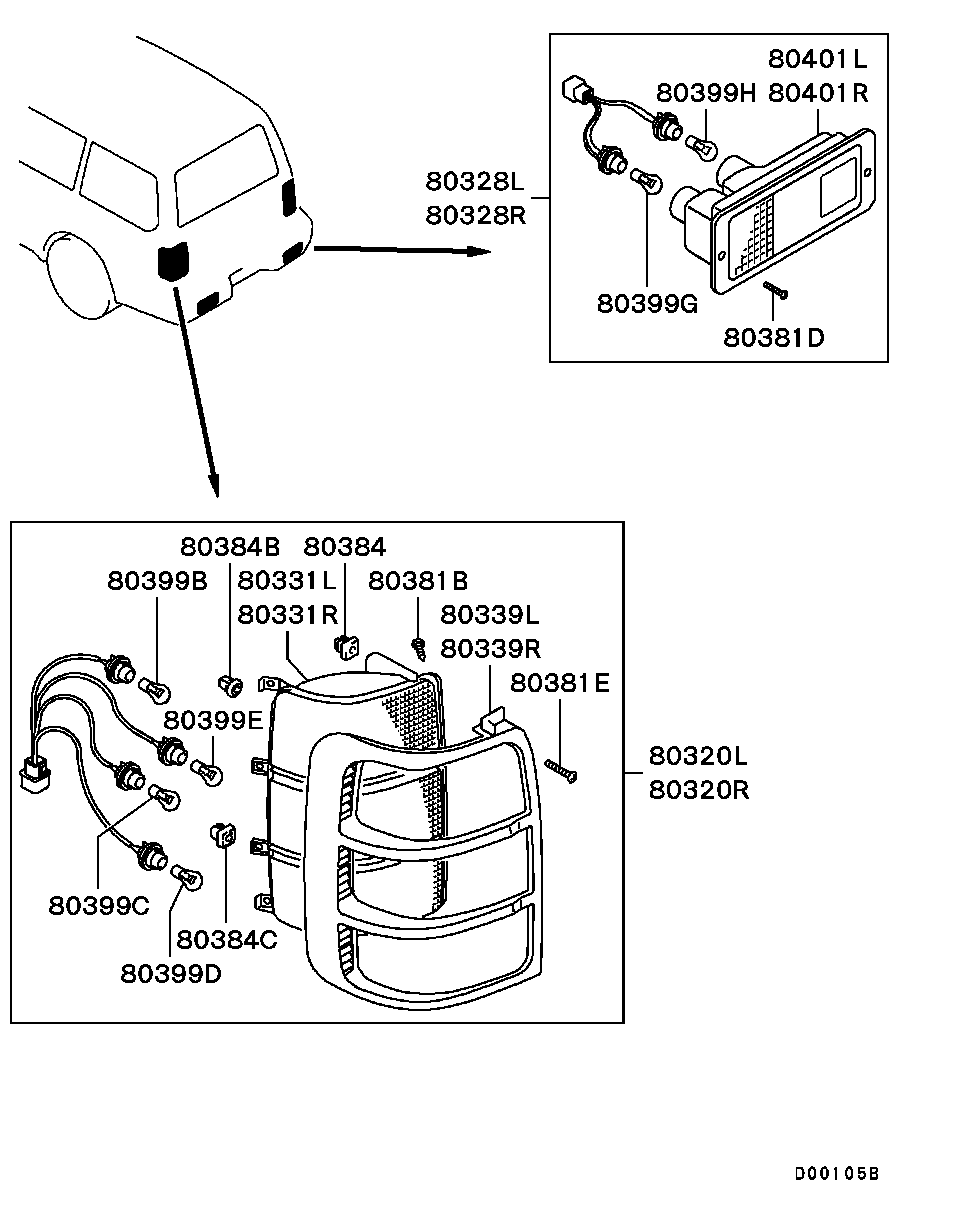 Mitsubishi MS 820038 - Lemputė, prietaisų skydelio apšvietimas onlydrive.pro