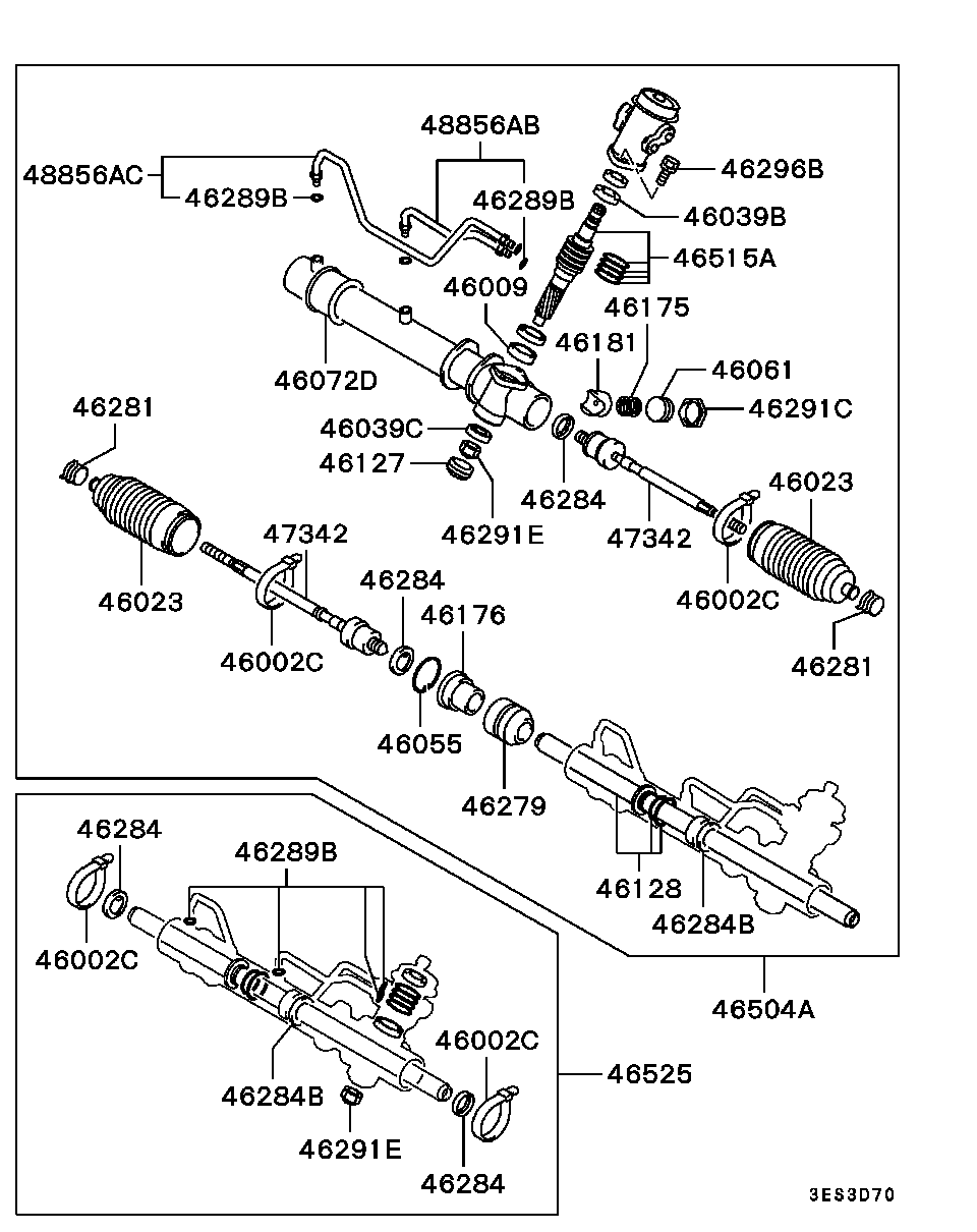 Mitsubishi MR297969 - Vidinė skersinė vairo trauklė onlydrive.pro