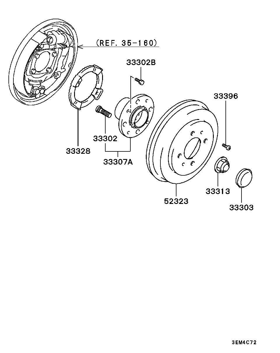 Mitsubishi MB584600 - Riteņa rumbas gultņa komplekts onlydrive.pro